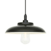 Darya 32cm IP65 Pendant Light in Matt Black