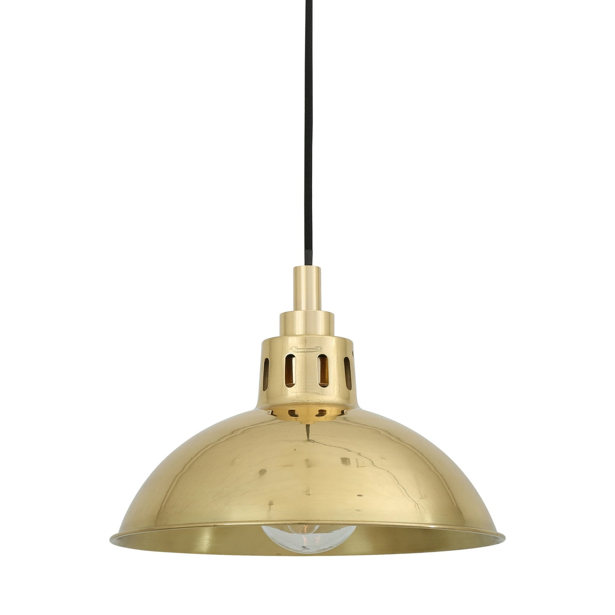 Talise 30cm IP65 Pendant Light in Polished Brass