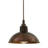 Talise 30cm IP65 Pendant Light in Antique Brass