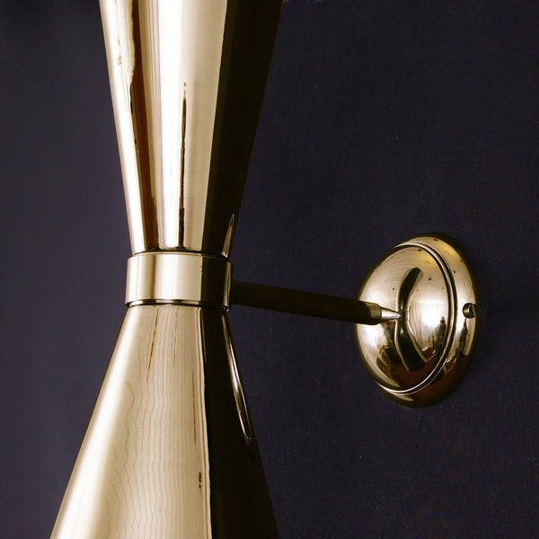 Amias Wall Light in Polished Brass