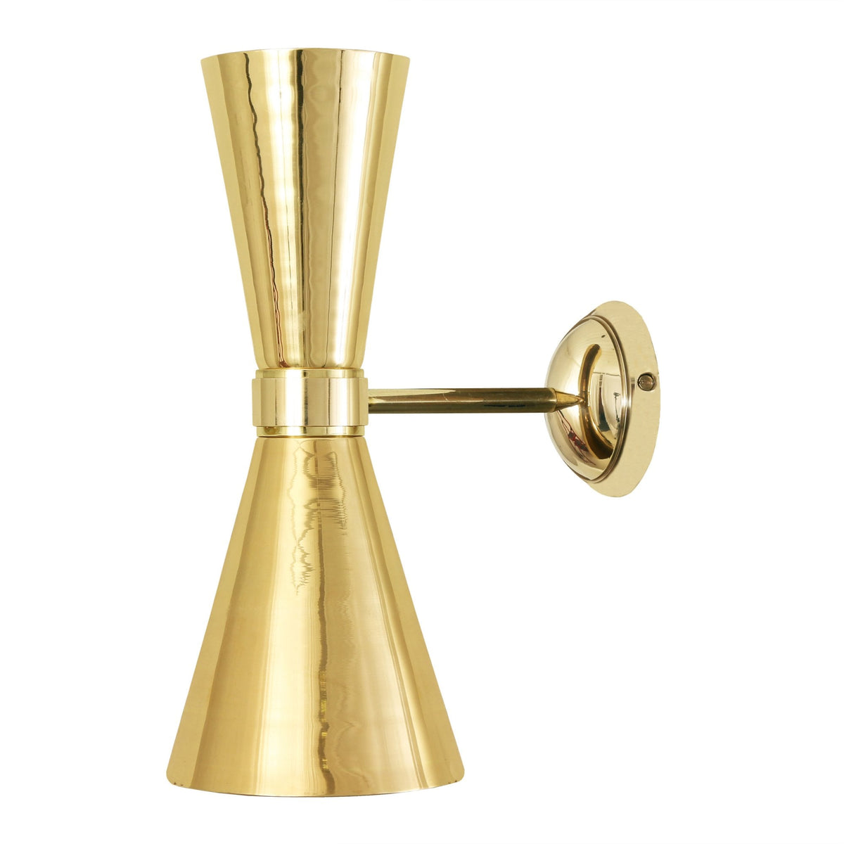 Amias Wall Light in Polished Brass
