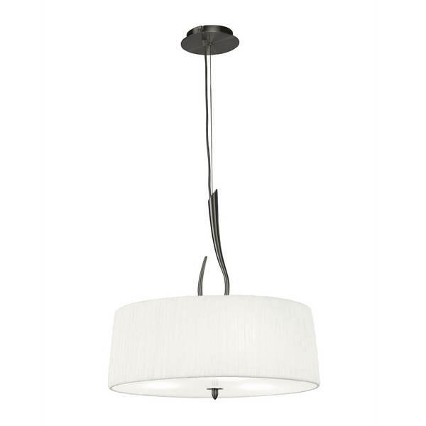 Lua Single 3 Light Pendant in Satin Nickel
