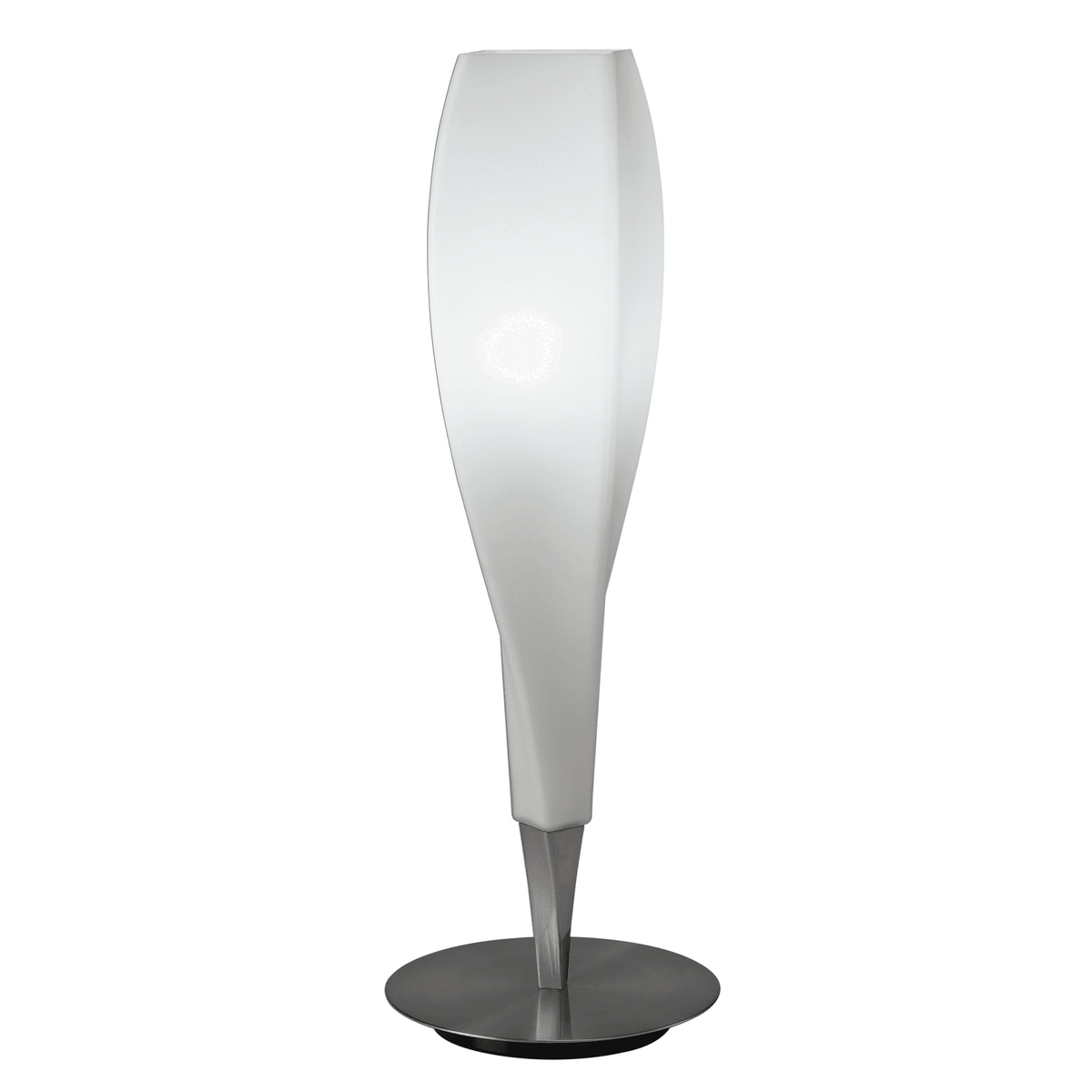 Neo Switched Table Lamp in Frosted White Glass