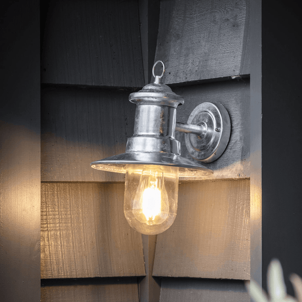 St Ives Ships Wall Light - Galvanised