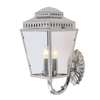 Mansion House Polished Nickel Outdoor Wall Lantern