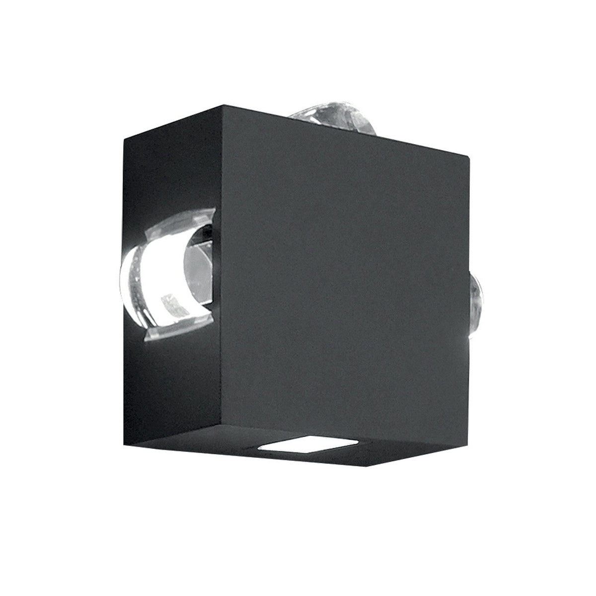 Agner 4 Light Exterior IP54 LED Wall Light in Graphite