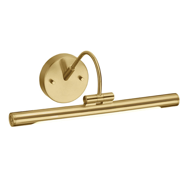Alton Small LED Picture Light in Brushed Brass