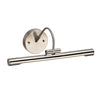 Alton Small LED Picture Light in Brushed Nickel