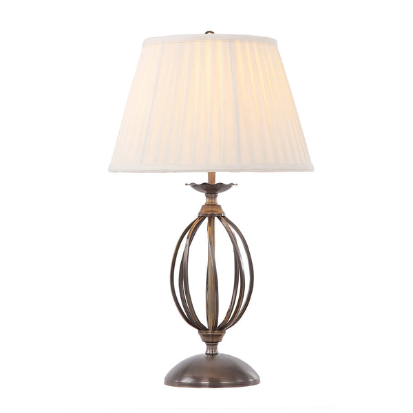 Artisan Table Lamp in Aged Brass