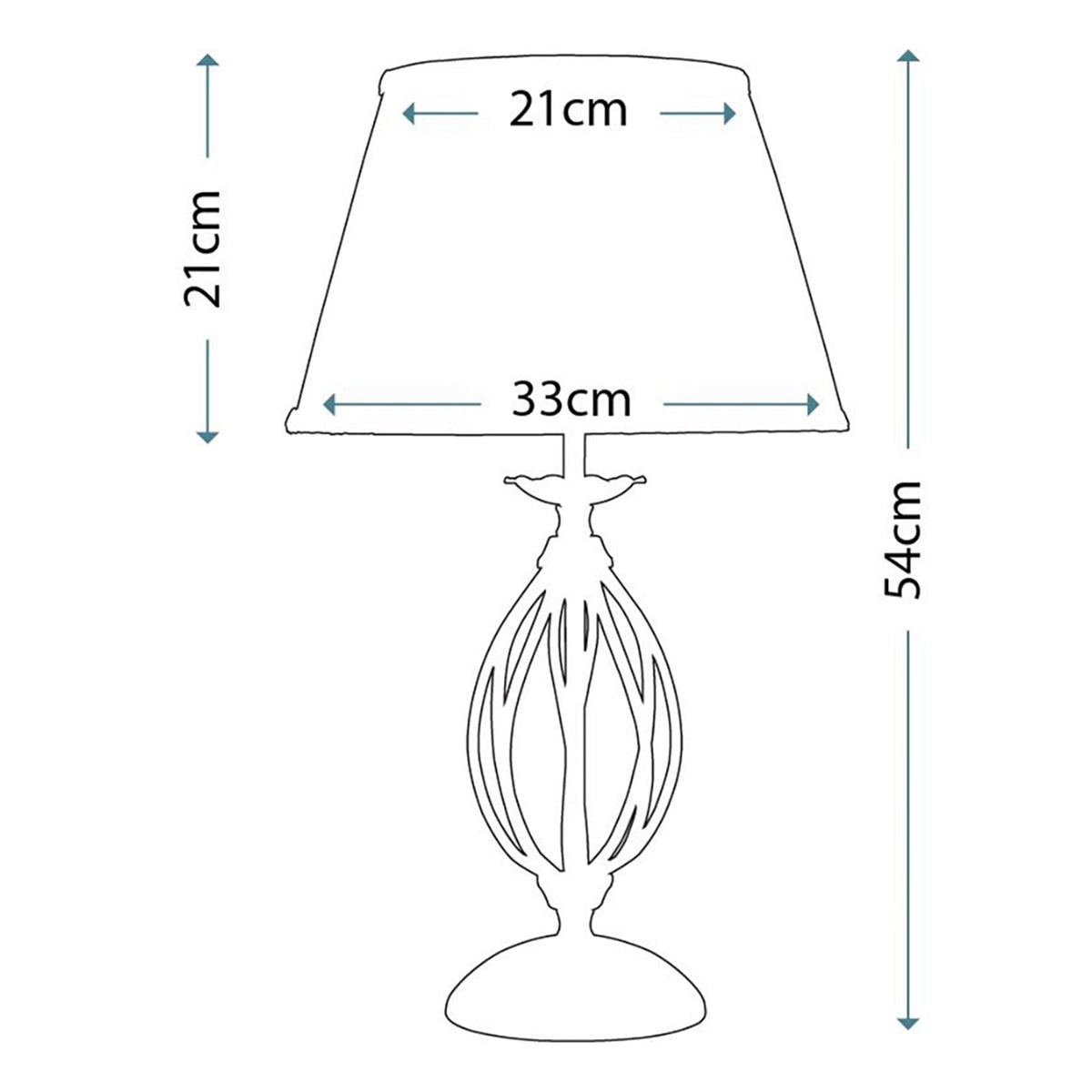 Artisan Table Lamp in Aged Brass
