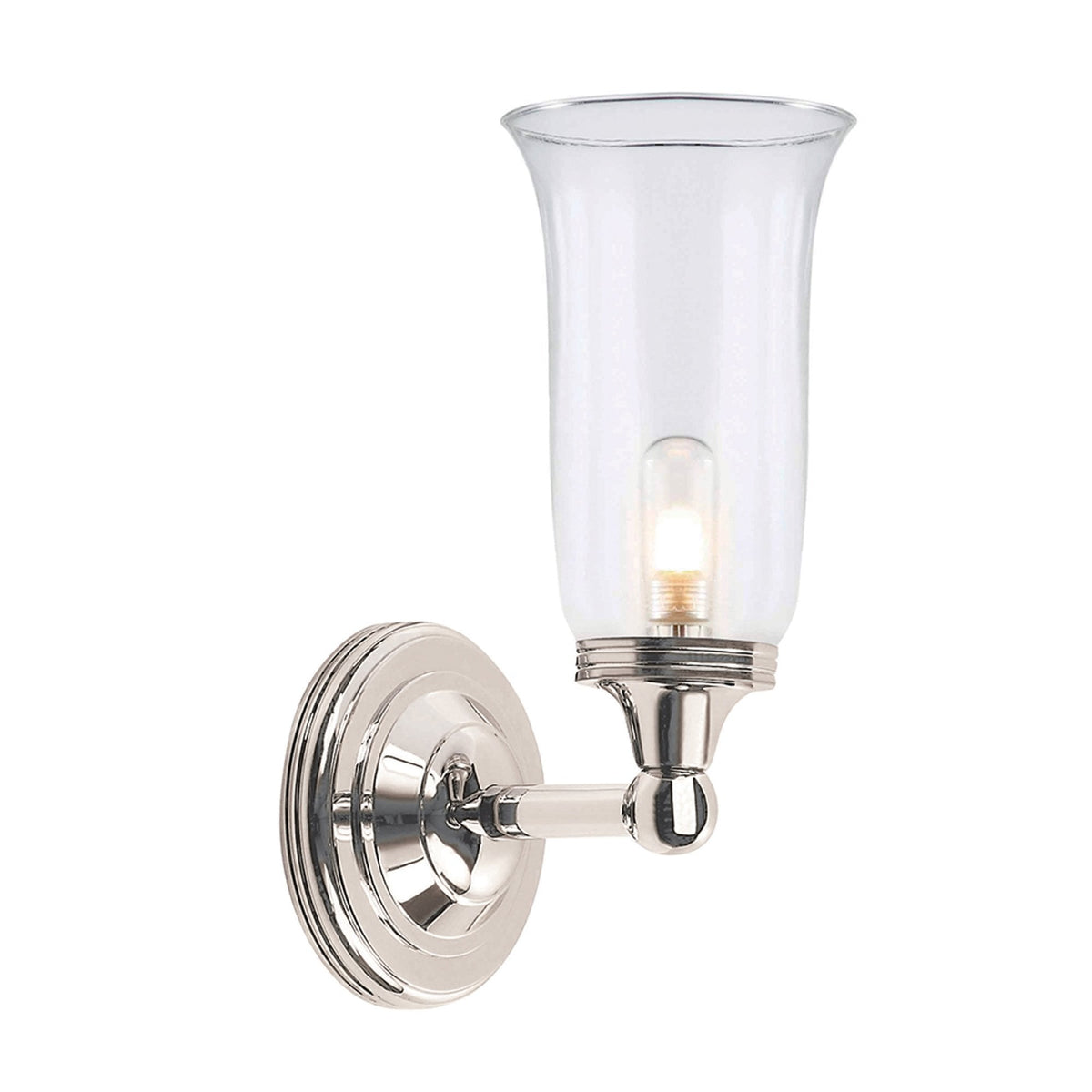 Austen 2 IP44 Bathroom Wall Light in Polished Chrome