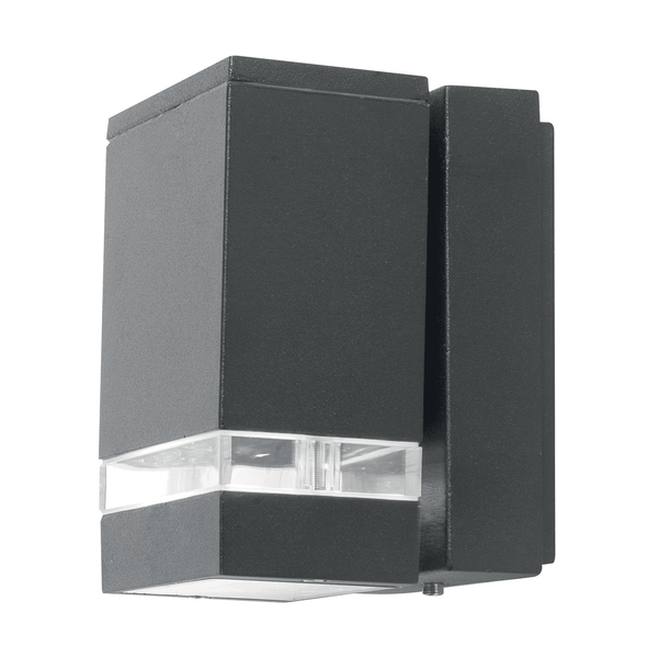 Jannik Small Outdoor LED Wall Light in Dark Grey