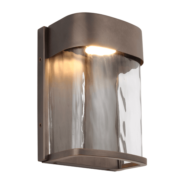 Bennie Small LED Outdoor Wall Light in Antique Bronze