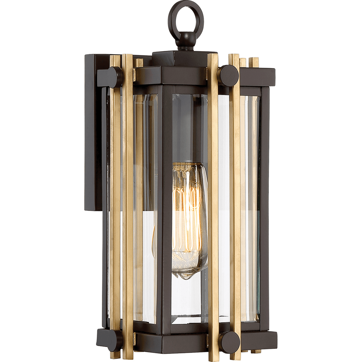 Goldenrod Small Outdoor Wall Lantern in Western Bronze