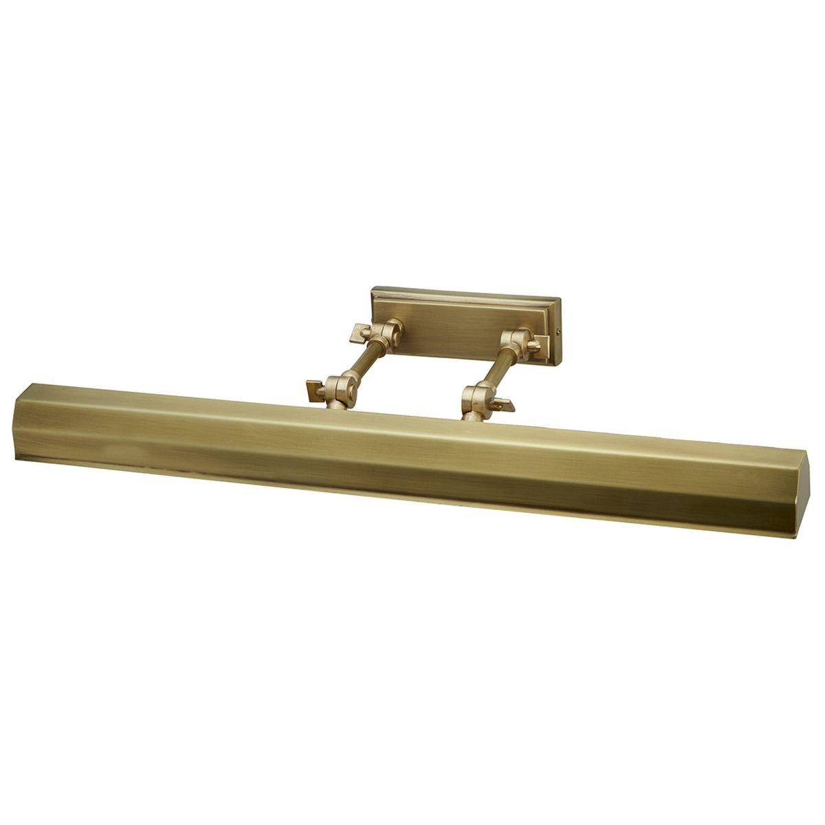 Chawton Large Adjustable Picture Light in Aged Brass