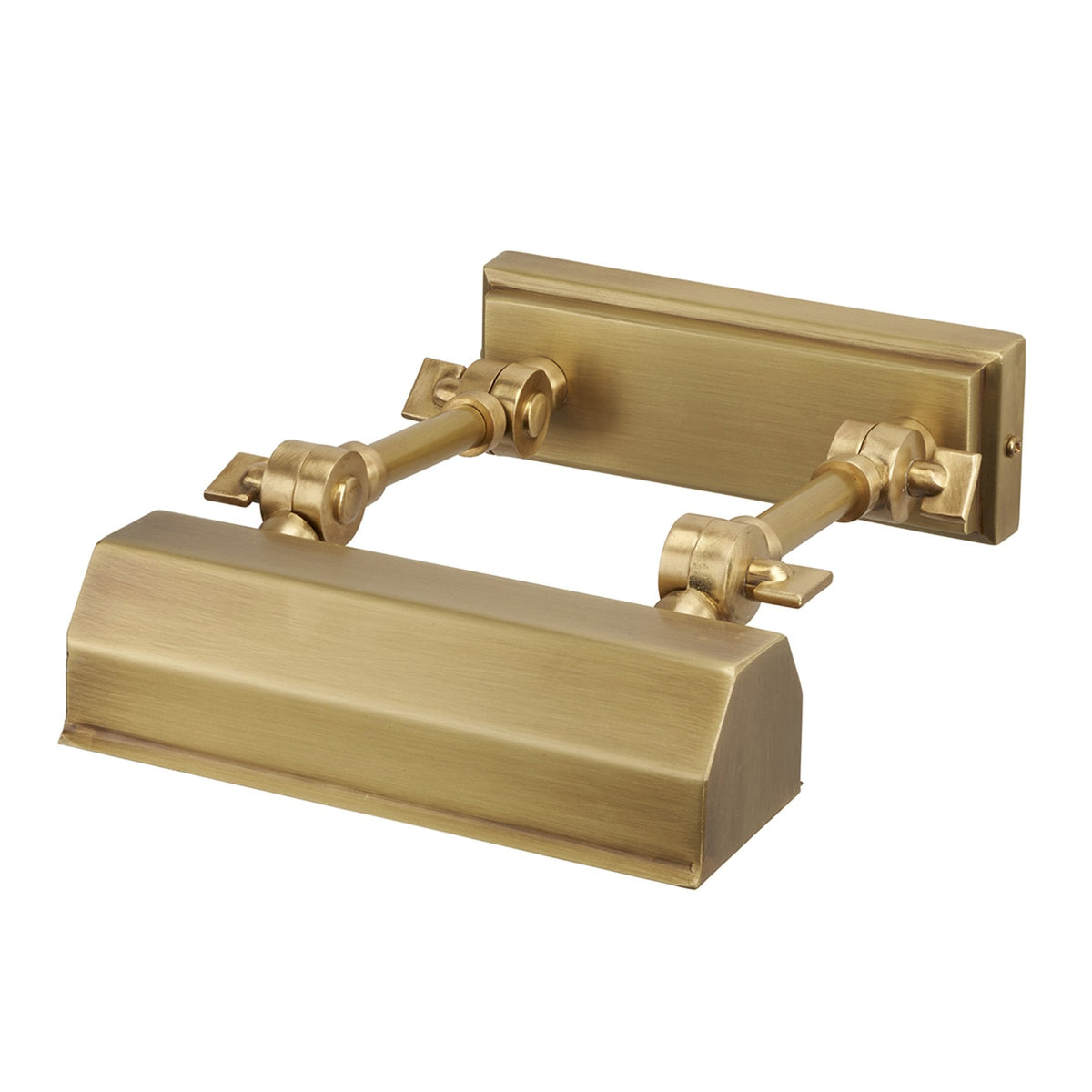 Chawton Small Adjustable Picture Light in Aged Brass