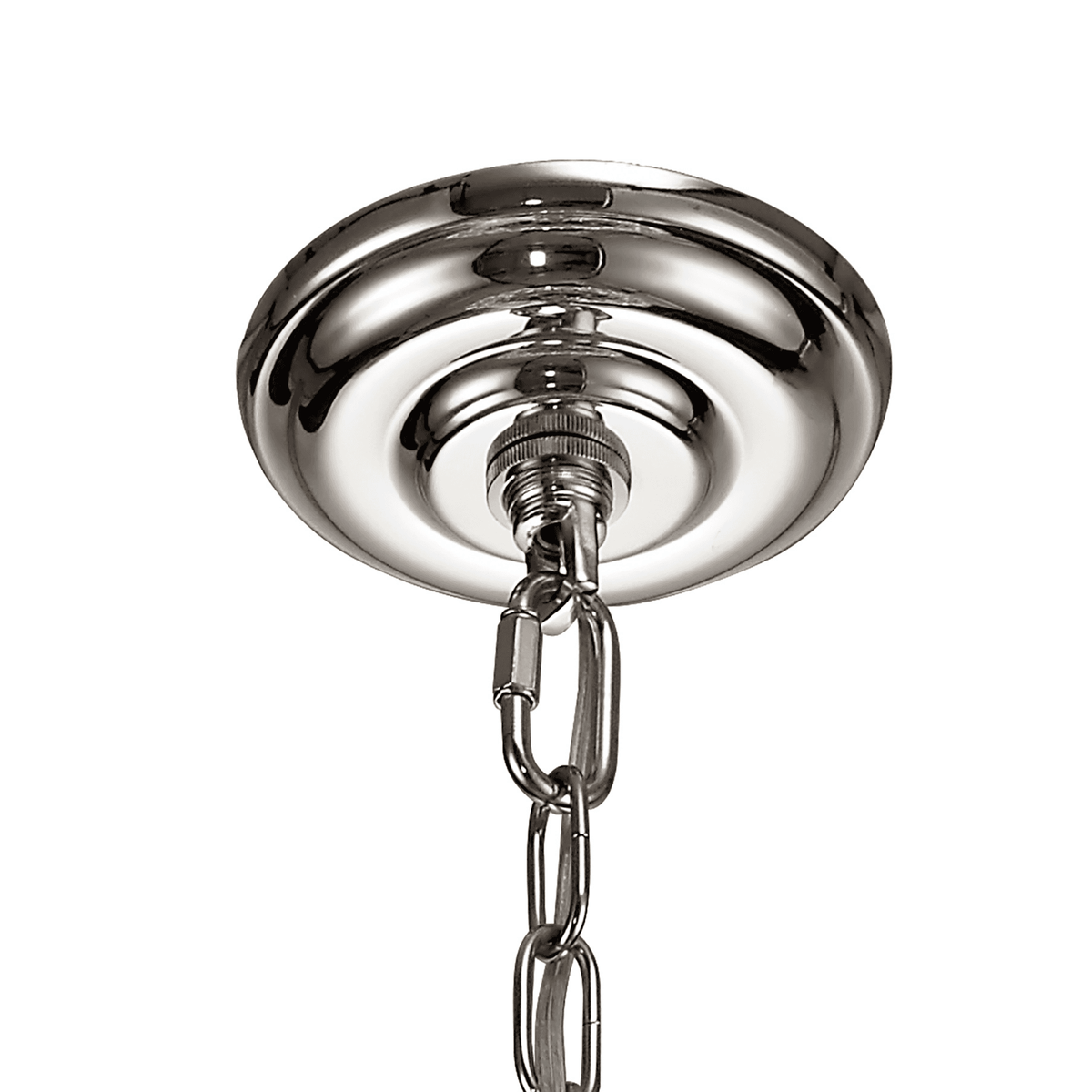Coniston 3 Light Clear Crystal Pendant Light in Polished Chrome