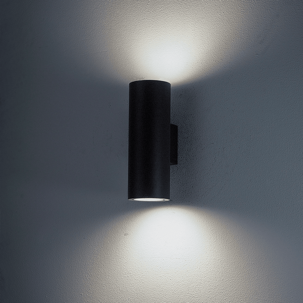 Volcano Up and Down Outdoor Wall Light in Graphite