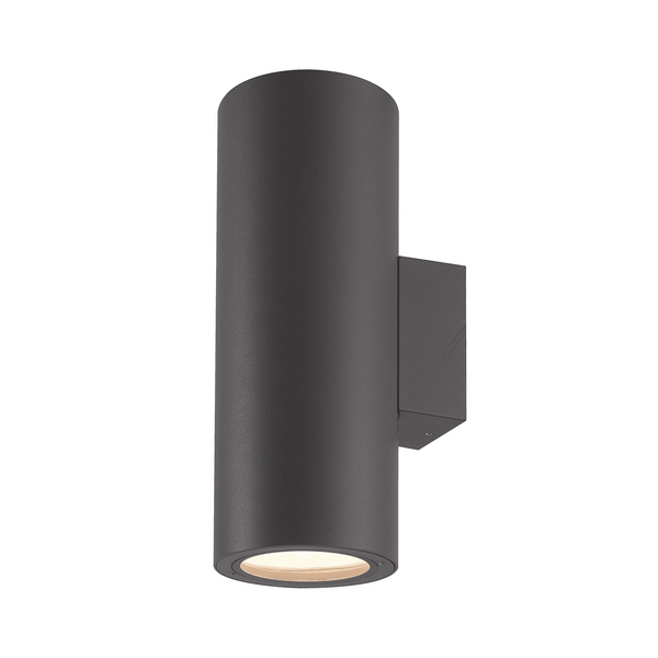 Volcano Up and Down Outdoor Wall Light in Graphite