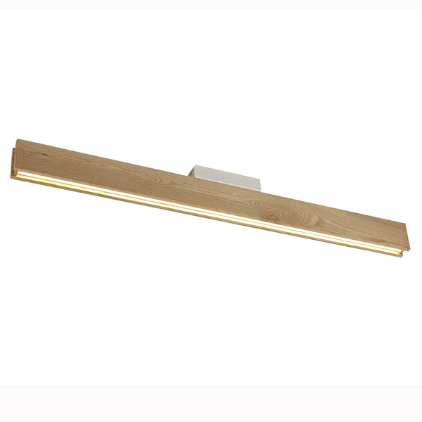 Rushford 2 x 18W LED Ceiling Light in Medium Oak Finish