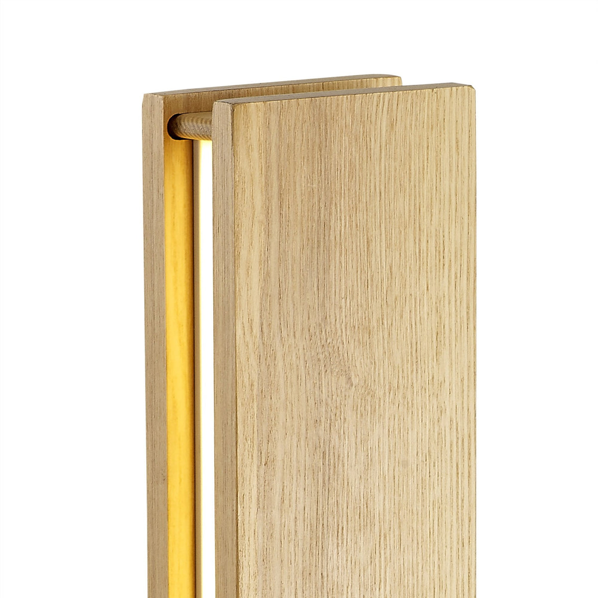 Rushford 2 x 6W LED Table Lamp in Medium Oak