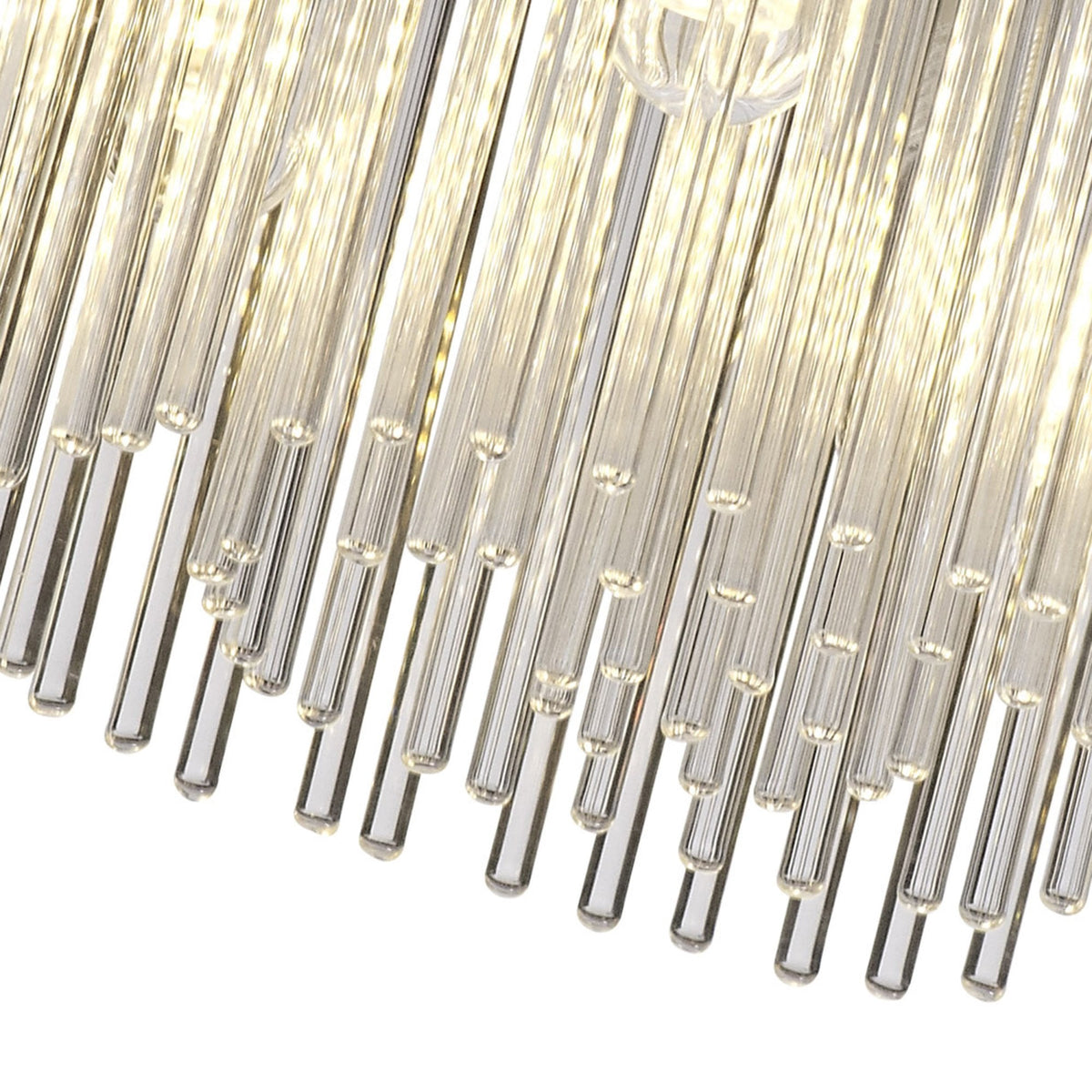 Eggesford IP44 Ceiling Light in Polished Chrome & Clear Glass