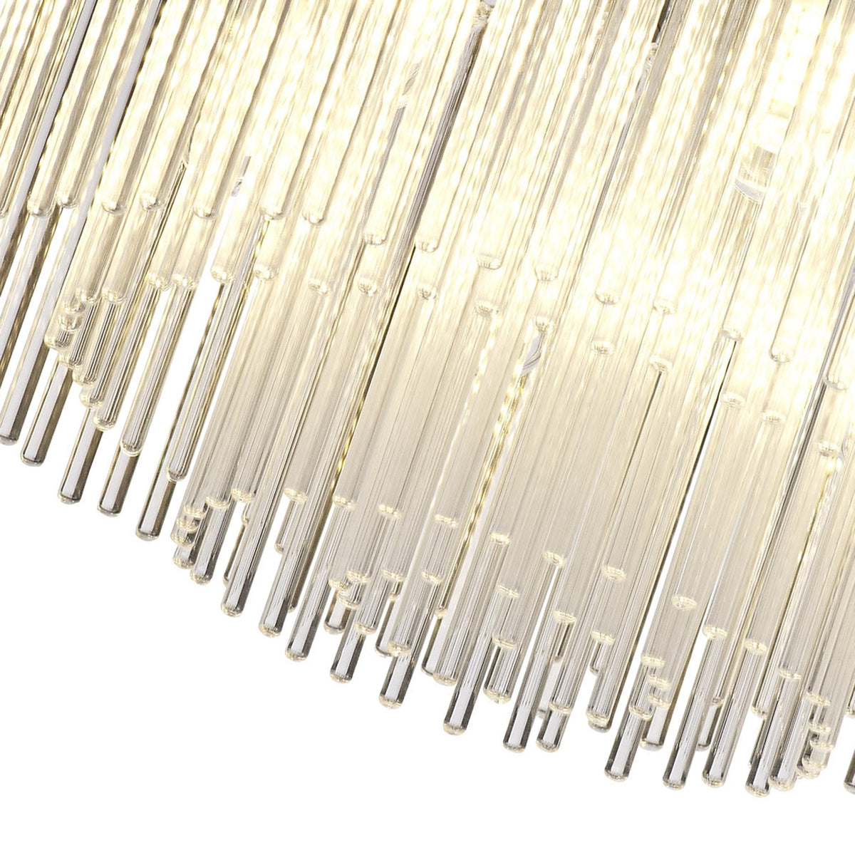 Eggesford IP44 Large Ceiling Light in Polished Chrome & Clear Glass