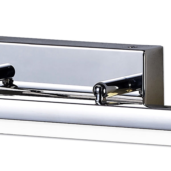 Harpford IP44 Medium Adjustable LED Wall Light in Polished Chrome