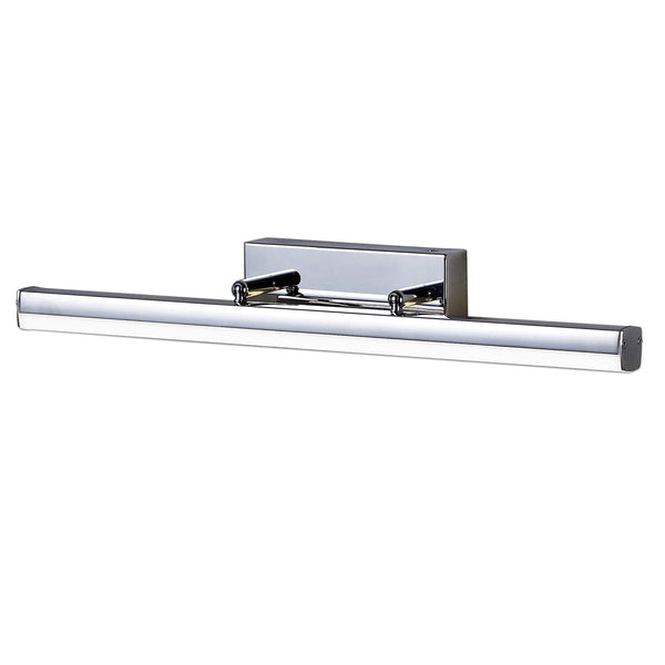 Harpford IP44 Large Adjustable LED Wall Light in Polished Chrome