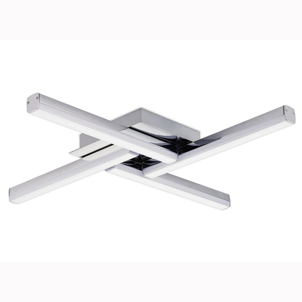 Harpford IP44 LED Ceiling Light in Polished Chrome