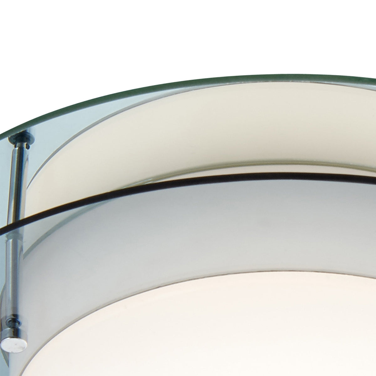 Kellaton IP44 LED Ceiling Light with Smoked Ring