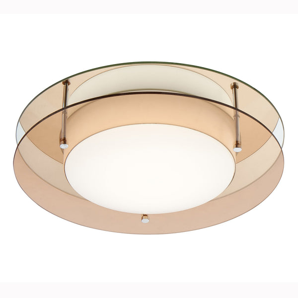 Kellaton IP44 LED Ceiling Light with Amber Ring