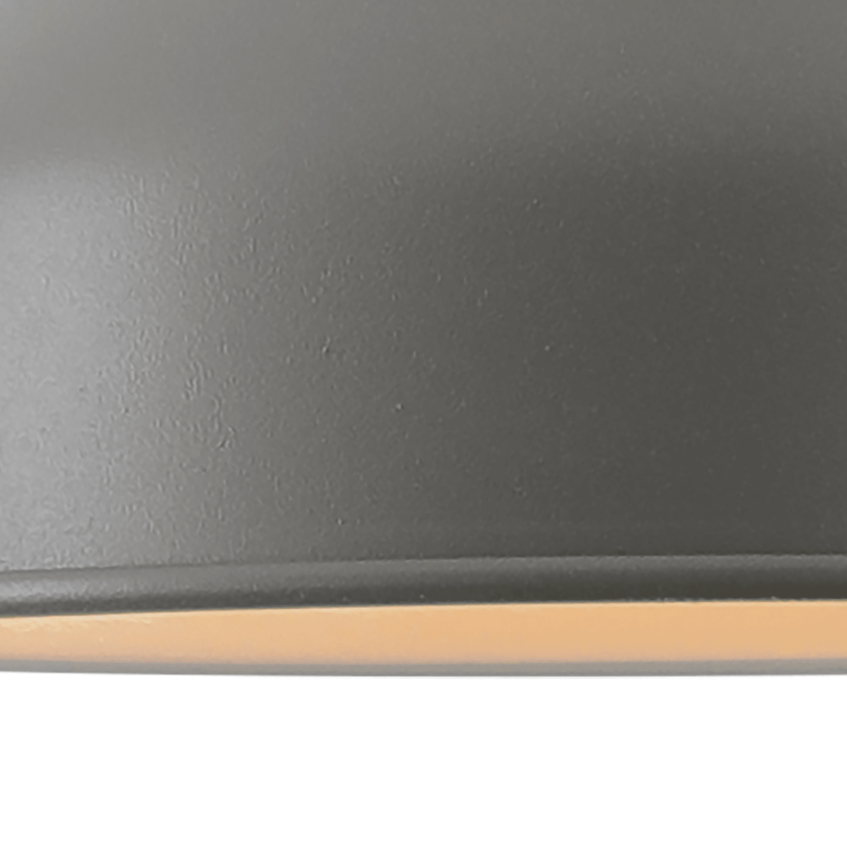 Modbury 190mm Pendant Light in Textured Grey and Copper