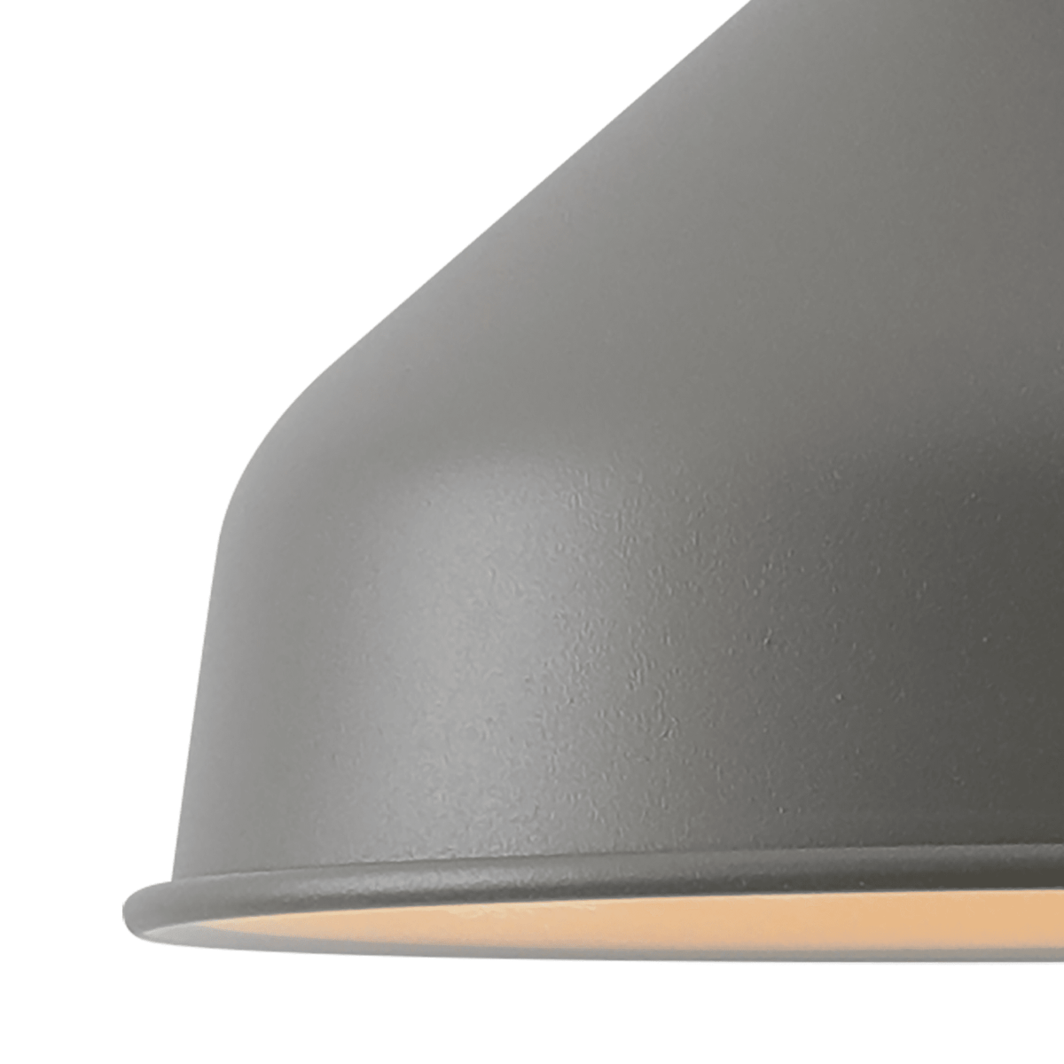 Modbury 190mm Pendant Light in Textured Grey and Copper