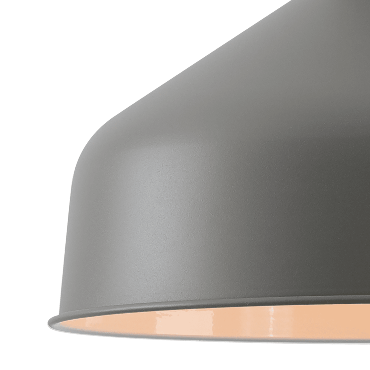 Modbury 300mm Pendant Light in Textured Grey and Copper