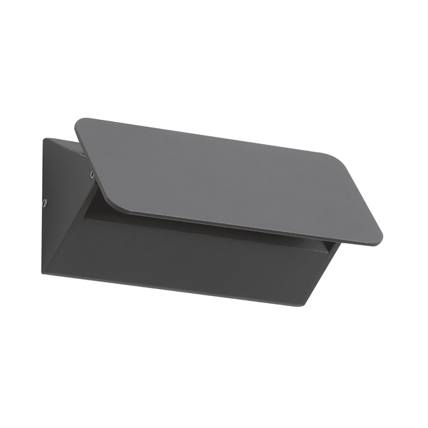 Talaton Up & Down 5w LED IP54 Wall Light in Anthracite