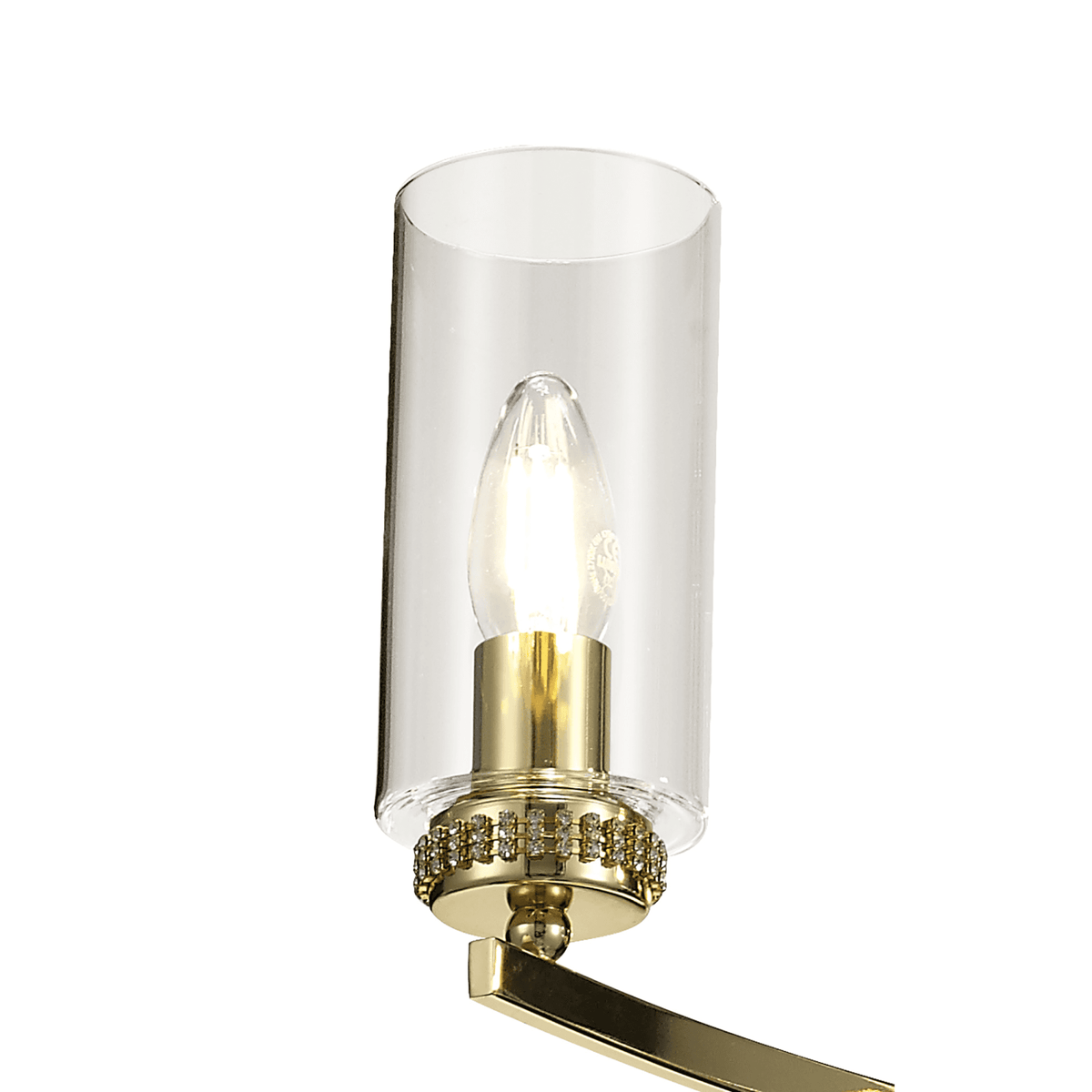 Dunstone 3 Arm Pendant or Semi Flush in Polished Gold