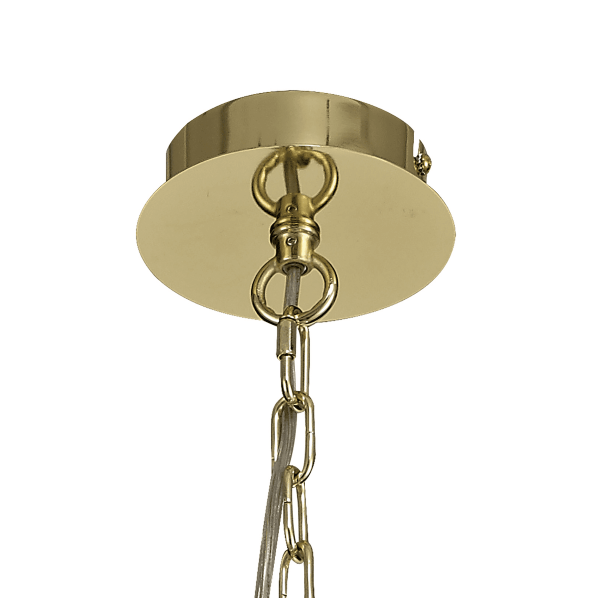 Dunstone 3 Arm Pendant or Semi Flush in Polished Gold