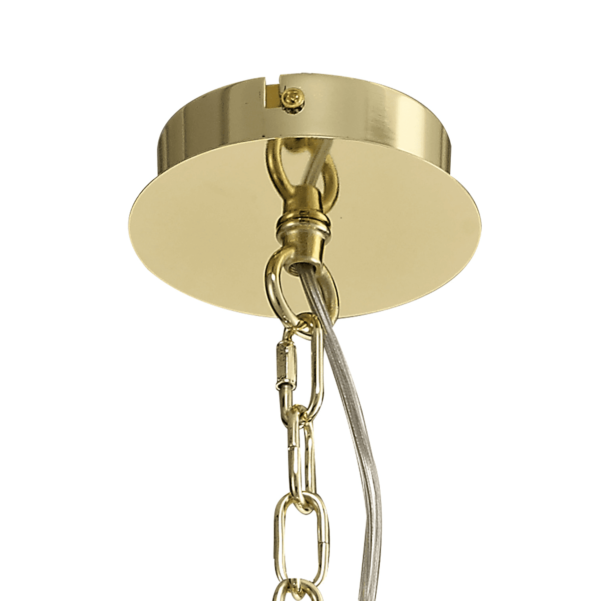 Dunstone 5 Arm Pendant or Semi Flush in Polished Gold