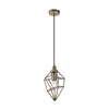 Dunterton Small E27 Pendant in Antique Brass