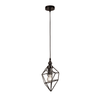 Dunterton Small E27 Pendant in Black Nickel