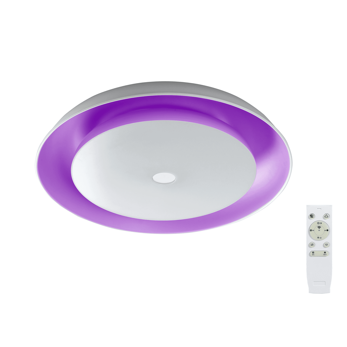 Galmpton Ceiling 36W LED RGB and Tuneable White with Built in Speaker