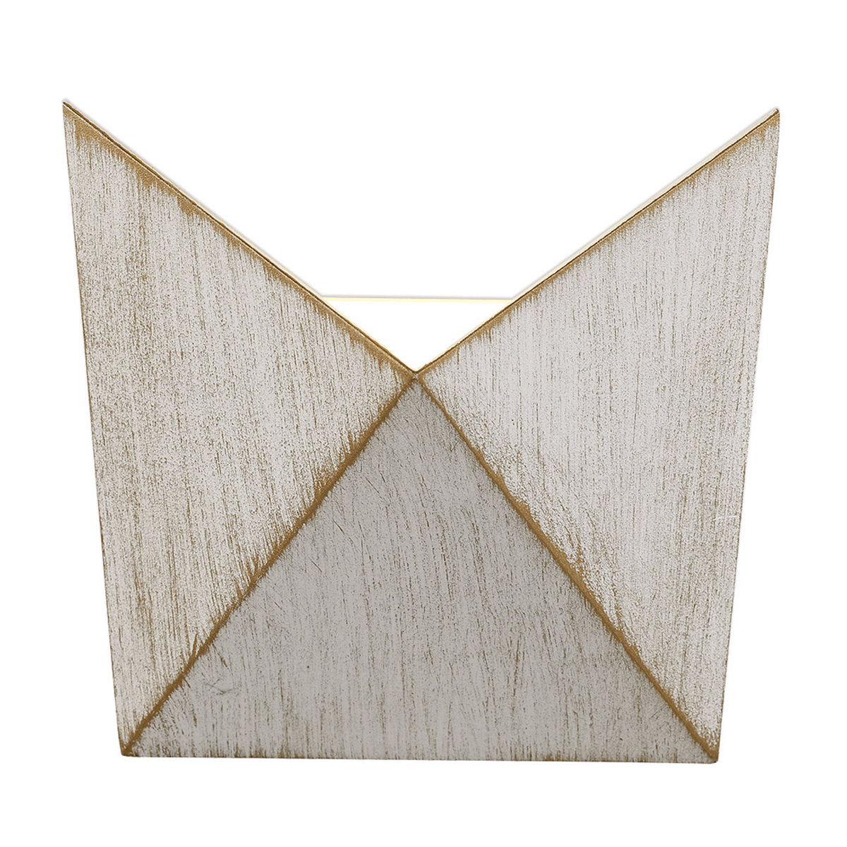 Iisington 7W LED IP54 Wall Lamp in White and Gold