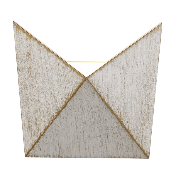 Iisington 7W LED IP54 Wall Lamp in White and Gold