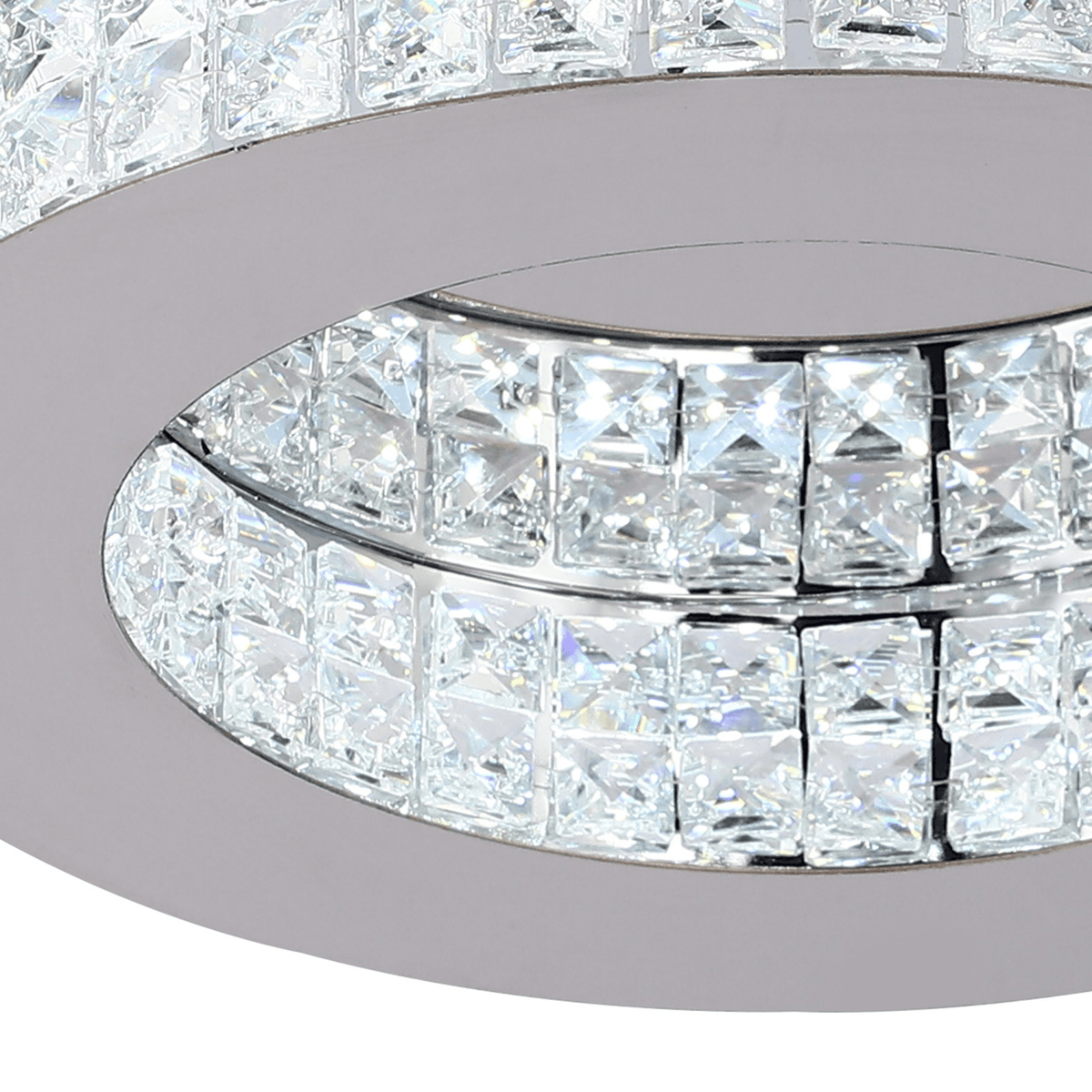Christow 18W LED Ceiling Light in Polished Chrome Crystal