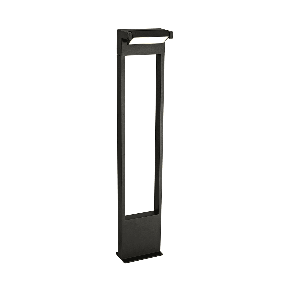 Dalwood Tall 10W LED IP54 Bollard in Graphite Black