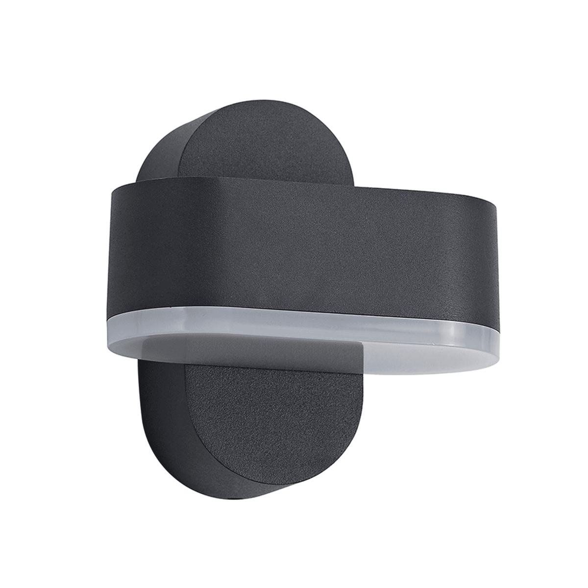 Ipplepen Adjustable LED IP54 Wall Light in Anthracite
