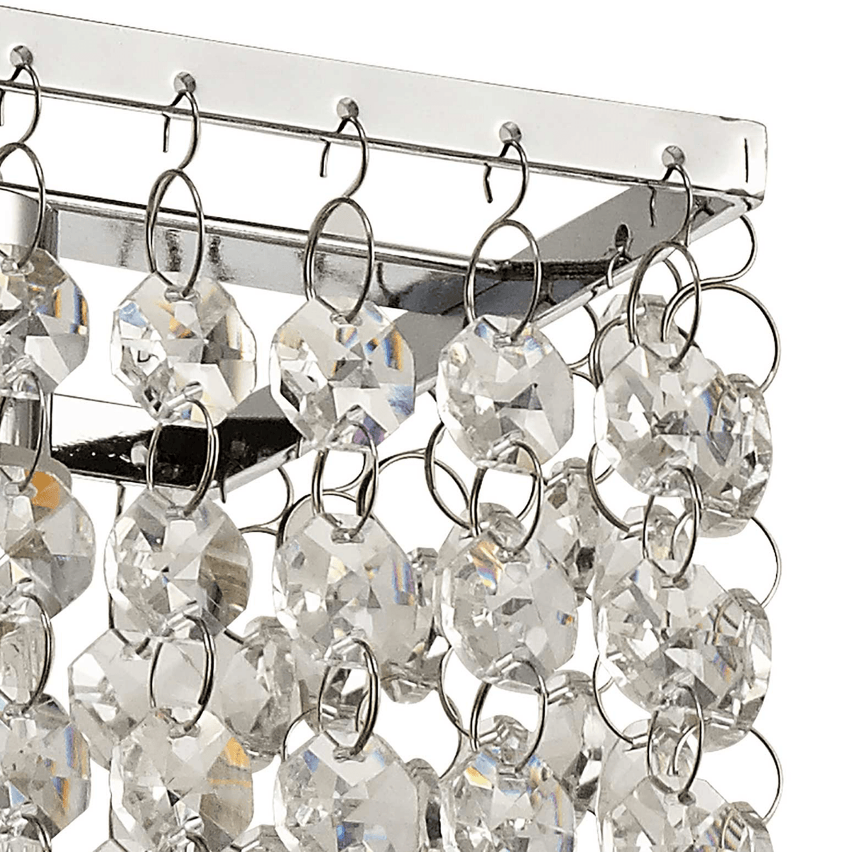 Cranbrook G9 IP44 Ceiling Light in Polished Chrome and Crystal