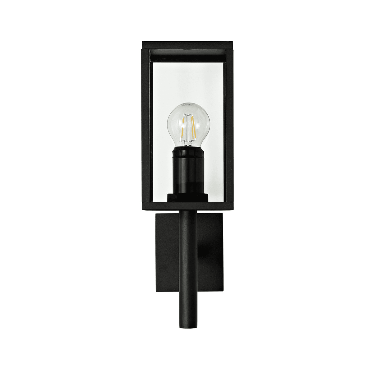 Meavy IP54 Exterior Up Wall Light in Graphite Black