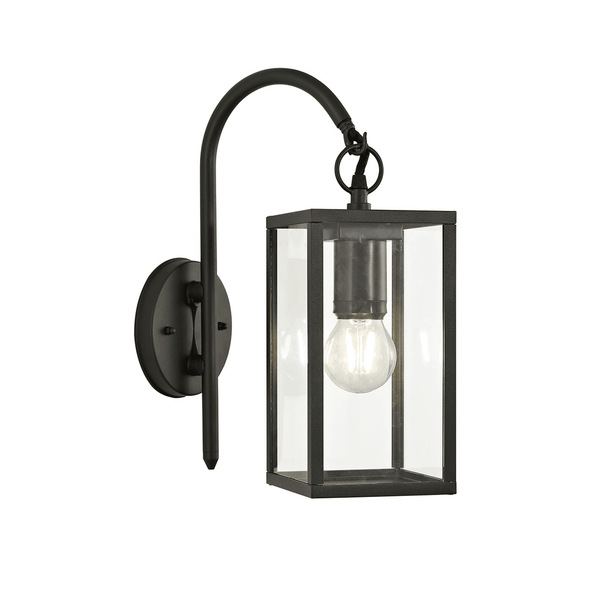 Meavy IP54 Exterior Down Wall Light in Graphite Black